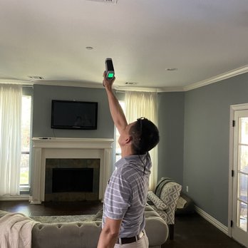 Texas Star Services - Kevin showing me that my furnace was blowing hot air after his repair. - Electricians Near Me - North Richland Hills, Texas Texas Star Services - Kevin showing me that my furnace was blowing hot air after his repair. - Electricians Near Me - North Richland Hills, Texas