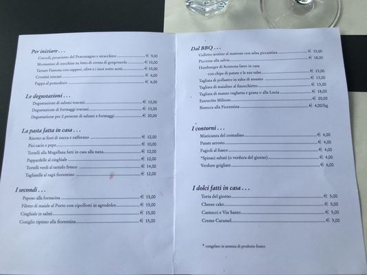 Menu photo 2 Osteria del Milione Florence, FI Menu photo 2 Osteria del Milione Florence, FI