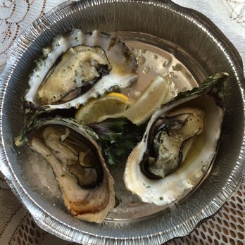 Tognazzini's Dockside - Grilled Oysters with garlic and butter. - Seafood Near Me - Morro Bay, California Tognazzini's Dockside - Grilled Oysters with garlic and butter. - Seafood Near Me - Morro Bay, California