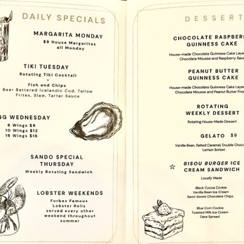Forbes Meat Company - Specials of the Week and Desserts menu 7/2026 - Meat Shops Near Me - Tucson, Arizona