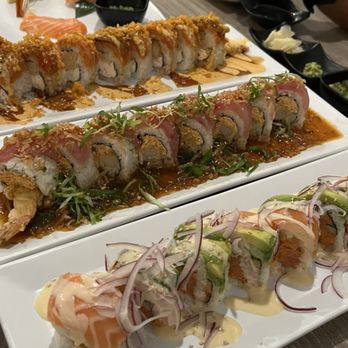 Yutaka Japanese Restaurant - Spicy Garlic Albacore Roll, and Sunkissed Roll, and Hungry Man Roll - Ramen Near Me - Phoenix, Arizona Yutaka Japanese Restaurant - Spicy Garlic Albacore Roll, and Sunkissed Roll, and Hungry Man Roll - Ramen Near Me - Phoenix, Arizona