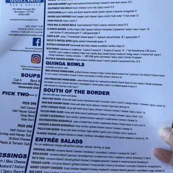 The Boulevard Bar & Grille - Menu - Sports Bars Near Me - Murfreesboro, Tennessee The Boulevard Bar & Grille - Menu - Sports Bars Near Me - Murfreesboro, Tennessee