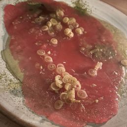 Tuna carpaccio