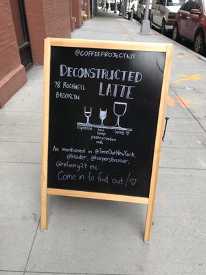 Menu photo 7 Coffee Project Brooklyn, NY