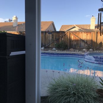 Precision Pool Tile Cleaning - Before - Pool Cleaners Near Me - Eastvale, California