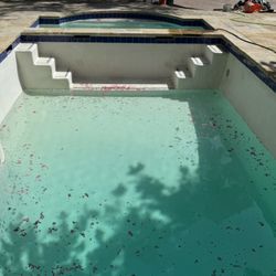 Atlas Pools - Renovation - added spa, new decking, tile, and plaster. Upgraded equipment for automation and to lower electric bill.