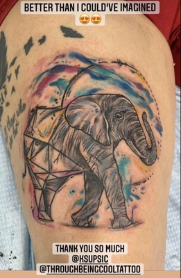 Through Being Cool Tattoo by null