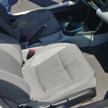 Extreme Platinum Mobile Detailing - Passenger seat after cleaning-so much better! - Auto Detailing Near Me