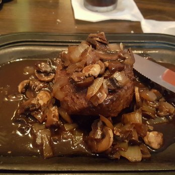 Hi-Way House - Whisky Steak with Mushrooms - Steakhouses Near Me - The Dalles, Oregon Hi-Way House - Whisky Steak with Mushrooms - Steakhouses Near Me - The Dalles, Oregon