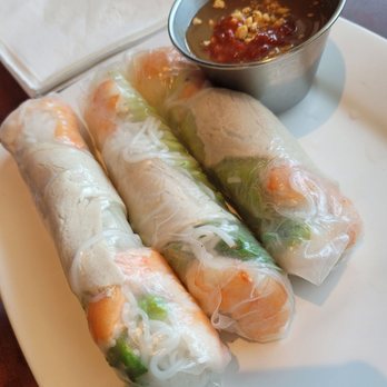 Pho Hut - Spring rolls with peanut sauce - Vietnamese Near Me - Bakersfield, California Pho Hut - Spring rolls with peanut sauce - Vietnamese Near Me - Bakersfield, California
