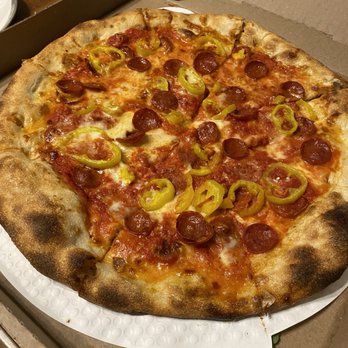 St. Francis Apizza - Build your own pizza with pepperoni and banana peppers - Pizza Near Me - Cincinnati, Ohio