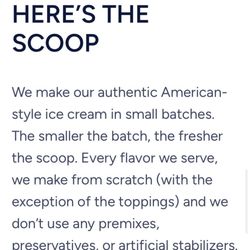 Scoops Of Hope - About our ice cream