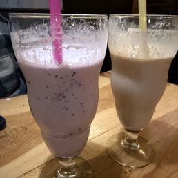 Berry Shake and Chocolate Fudge Shake Berry Shake and Chocolate Fudge Shake