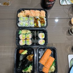 13. Winter Roll. 5.Wendy Roll (10 pieces ). H6. Salmon Avocado Roll. 17. Brooklyn Roll. H10. Eel Avocado Roll.