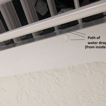 Mike Morello, Inc. - part of water drop from inside ventt - Heating & Air Conditioning/HVAC Near Me - Palm Coast, Florida Mike Morello, Inc. - part of water drop from inside ventt - Heating & Air Conditioning/HVAC Near Me - Palm Coast, Florida