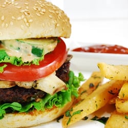 Loving Hut - Milpitas - Champion Burger