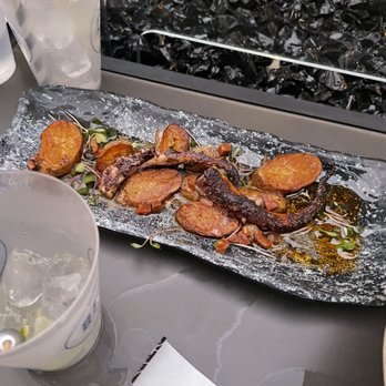 High Note Rooftop Bar - Grilled octopus extremely small looked nasty so we didn't taste it. - Bars Near Me - Atlanta, Georgia High Note Rooftop Bar - Grilled octopus extremely small looked nasty so we didn't taste it. - Bars Near Me - Atlanta, Georgia