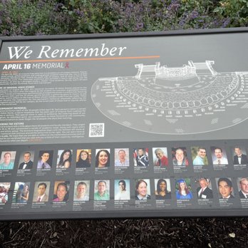 April 16 Memorial - Landmarks & Historical Buildings Near Me - Blacksburg, Virginia April 16 Memorial - Landmarks & Historical Buildings Near Me - Blacksburg, Virginia