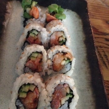 Zilla Sake - The spicy himachi roll. It was very pretty and really good. - Sushi Bars Near Me - Portland, Oregon Zilla Sake - The spicy himachi roll. It was very pretty and really good. - Sushi Bars Near Me - Portland, Oregon