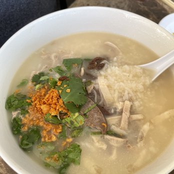 Wok & Pho - Pork blood and innards rice porridge Baw baw kreung - Chinese Near Me - Long Beach, California Wok & Pho - Pork blood and innards rice porridge Baw baw kreung - Chinese Near Me - Long Beach, California
