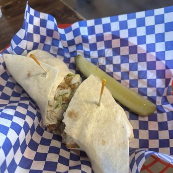 Guadalupe Mountain Brewery - Chicken Caesar Salad Wrap - Breweries Near Me - Carlsbad, New Mexico Guadalupe Mountain Brewery - Chicken Caesar Salad Wrap - Breweries Near Me - Carlsbad, New Mexico