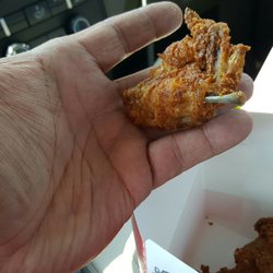 KFC - Wow this is supposed to count as a part of the two piece of chicken!!