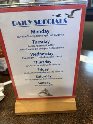 Menu photo 2 Atlantic Seafood Restaurant Fernandina Beach, FL Menu photo 2 Atlantic Seafood Restaurant Fernandina Beach, FL
