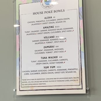 Hello Poké - Menu - Poke Near Me - Grovetown, Georgia