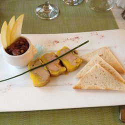 La Maison du Lac - Trois bouchons de foie gras en entrée