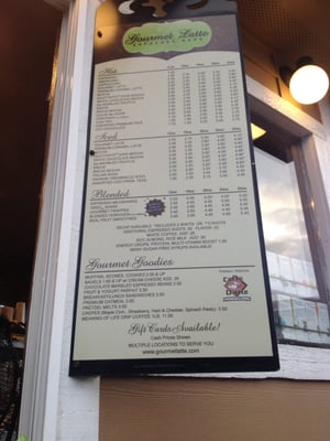 Menu photo 2 Gourmet Latte Shoreline, WA
