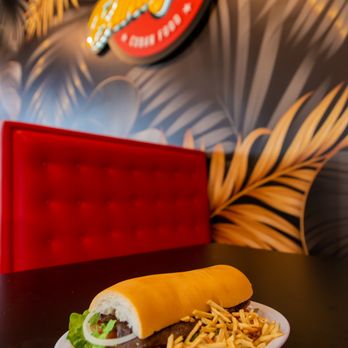 El Bandejazo - a plate of french fries and a sandwich - Cuban Near Me - Hialeah, Florida