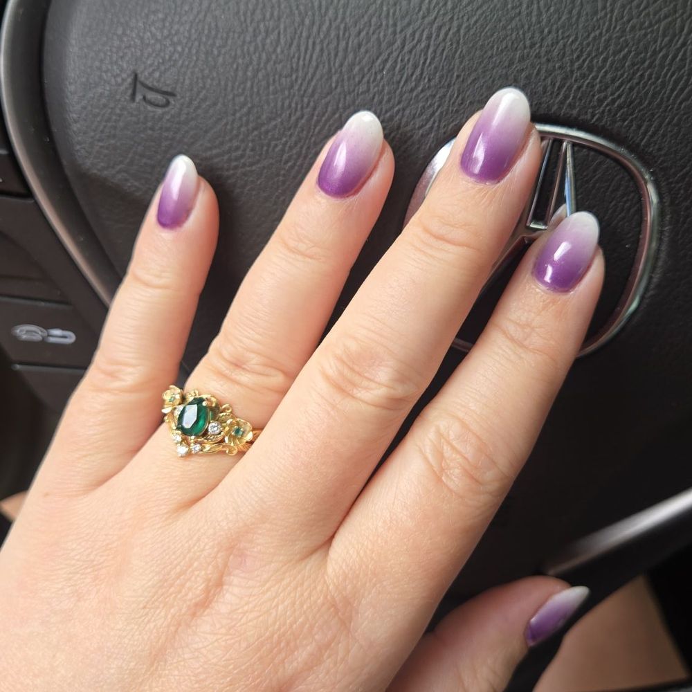 Gradient Nail - Alex did an amazing ombre with hard gel. - Nail Salons Near Me - Honolulu, Hawaii
