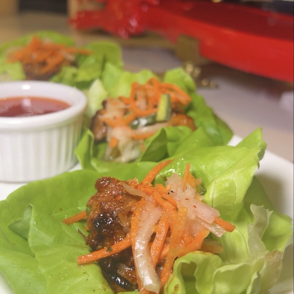 Aja 30A - Chicken Lettuce Wraps - Desserts Near Me - Inlet Beach, Florida Aja 30A - Chicken Lettuce Wraps - Desserts Near Me - Inlet Beach, Florida