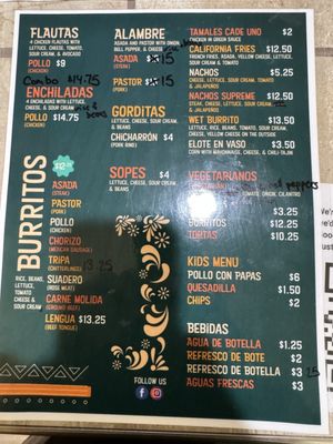 Menu photo 2 Mi Lindo Michoacan Lagrange, IN