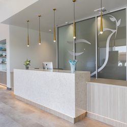 Paz Dermatology - Reception desk at the Fresno office.