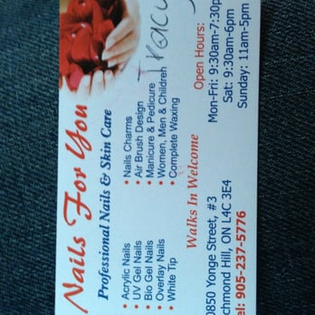 Nails For You - Nail Salons Near Me - Richmond Hill, Ontario Nails For You - Nail Salons Near Me - Richmond Hill, Ontario