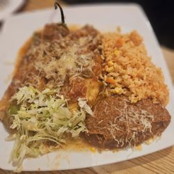 Rocko’s Family Restaurant - Chile relleno plate
