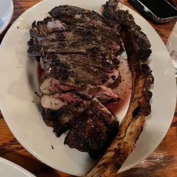 Buckhorn Steakhouse - Tomahawk dinner for two currently $110. Not on menu, ask if they are serving. (Shown- medium rare) - Steakhouses Near Me - Winters, California Buckhorn Steakhouse - Tomahawk dinner for two currently $110. Not on menu, ask if they are serving. (Shown- medium rare) - Steakhouses Near Me - Winters, California