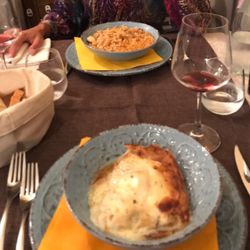 Vecchia Ilva - Special cheese lasagne from La Maddalena and Fragoli dish from Alghero.