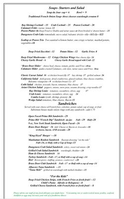 Menu photo 7 Brass Door San Ramon, CA