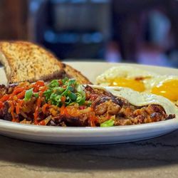 Jake's Restaurant - House Hash (Maple Bacon + Sriracha)