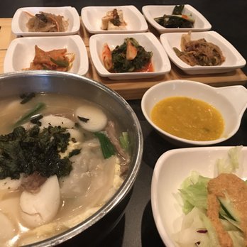 BBQ 21 - Rice cake and dumpling soup. Dumplings are made in house! - Korean Near Me - Fairfax, Virginia BBQ 21 - Rice cake and dumpling soup. Dumplings are made in house! - Korean Near Me - Fairfax, Virginia