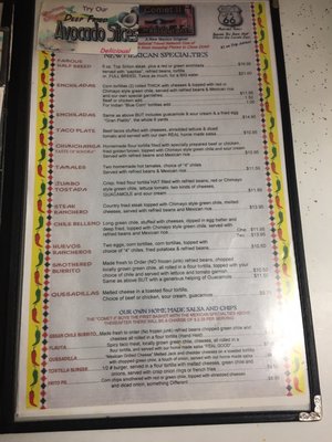 Menu photo 3 Comet II Drive In & Restaurant Santa Rosa, NM