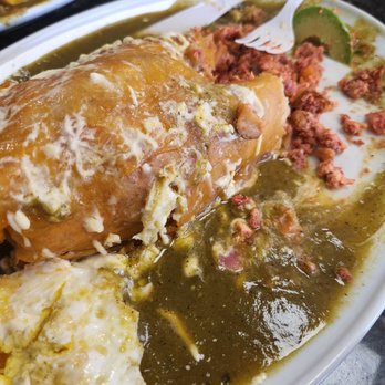 Tata's Cafe - This was a chorizo burrito with green sauce I ordered. - Breakfast & Brunch Near Me - Hawthorne, California Tata's Cafe - This was a chorizo burrito with green sauce I ordered. - Breakfast & Brunch Near Me - Hawthorne, California
