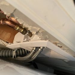 Air Systems - Can you imagine if there was a flood and you couldn't get to the shut off valves?