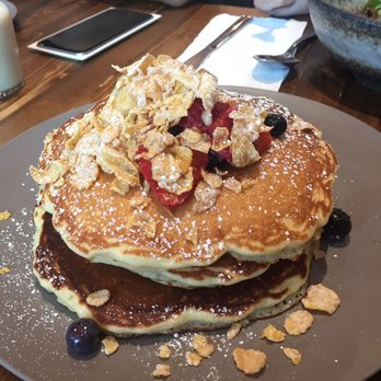 Scratch Kitchen - Milk and cereal pancakes - Breakfast & Brunch Near Me - Honolulu, Hawaii Scratch Kitchen - Milk and cereal pancakes - Breakfast & Brunch Near Me - Honolulu, Hawaii