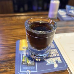 Chocolate cake shot