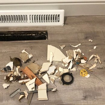 Cyclone Air Systems - The debris he found in the bathroom air duct. - Heating & Air Conditioning/HVAC Near Me - Concord, California