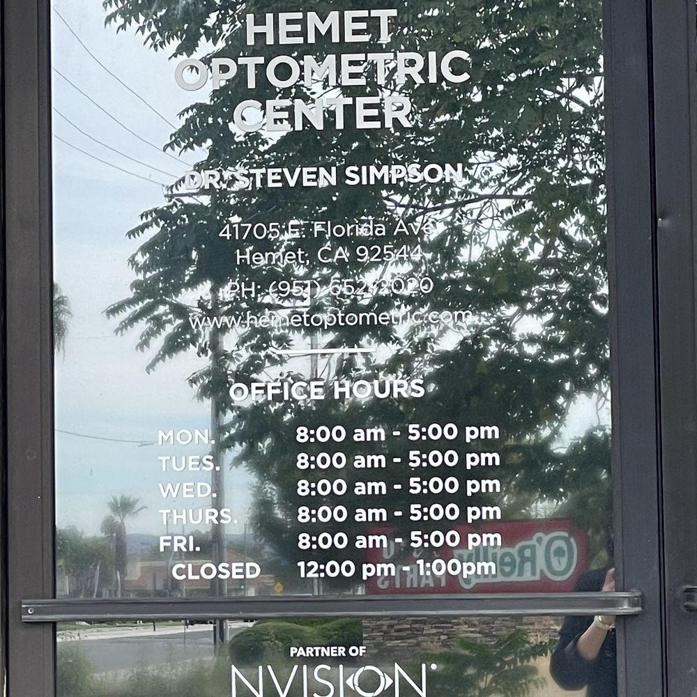 Hemet Optometric Center - Hours - Optometrists Near Me - Hemet, California Hemet Optometric Center - Hours - Optometrists Near Me - Hemet, California