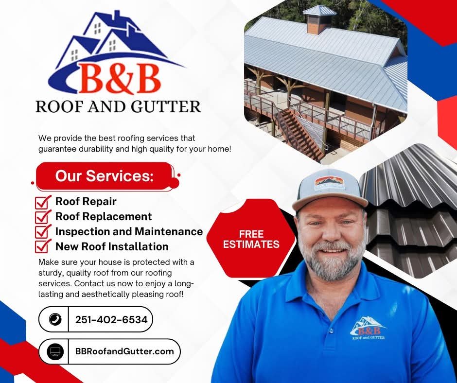 Slide of B&B Roof & Gutter
